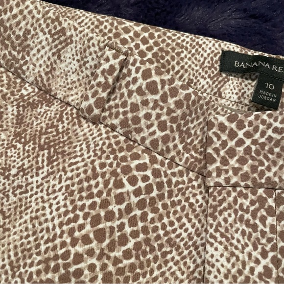 Banana Republic Avery Women’s Size 10 Brown Snakeskin trousers - Picture 9 of 16